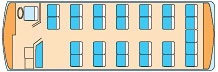 Medium Size Bus Seating Chart