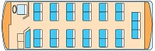 Medium Size Bus Seating Chart