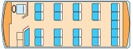 Small Size Bus Seating Chart