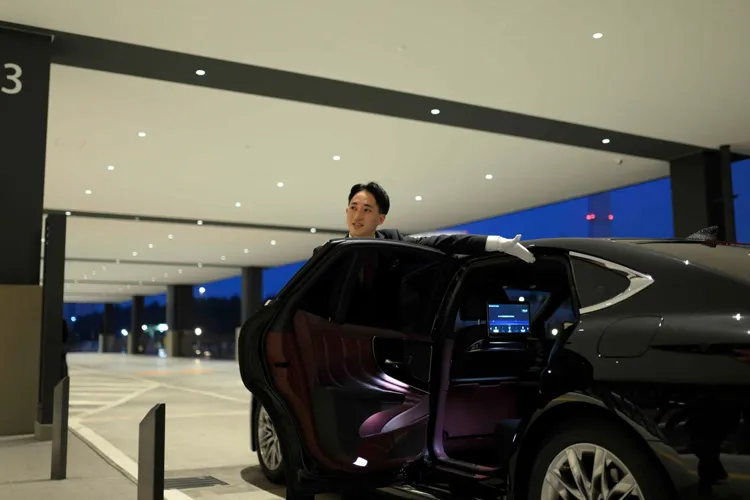 Meet & Greet staff at Fukuoka Airport arrival area