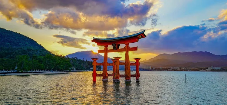 The Great Torii Gate of Itsukushima Shrine