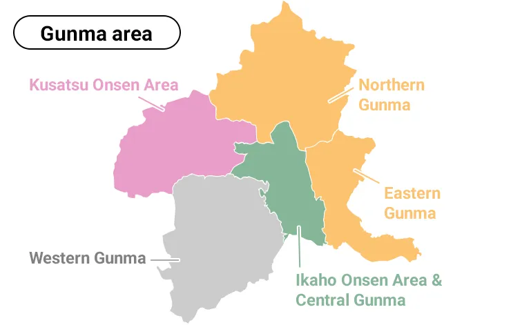 Gunma Area Map