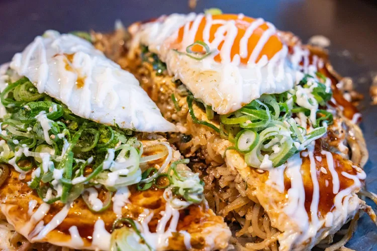 Hiroshima-style Okonomiyaki