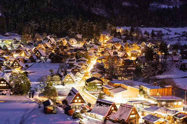 Panoramic Views of Shirakawa-go