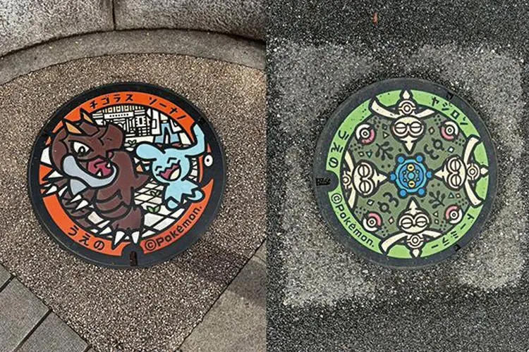 Pokémon Manhole Covers