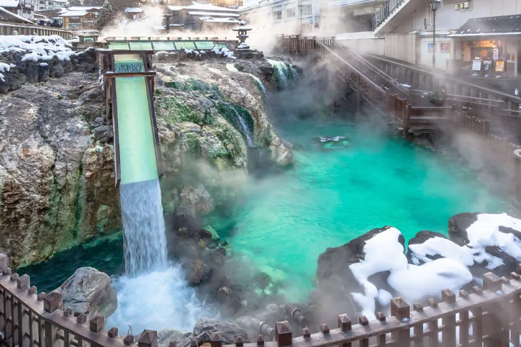 Yubatake in Kusatsu Onsen