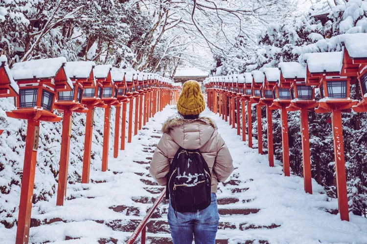 Enjoying the Japanese winter