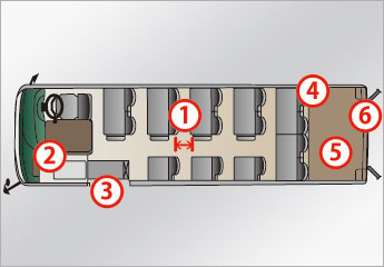 Charter Bus Seating Chart